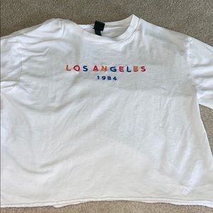 Los Angeles crop top